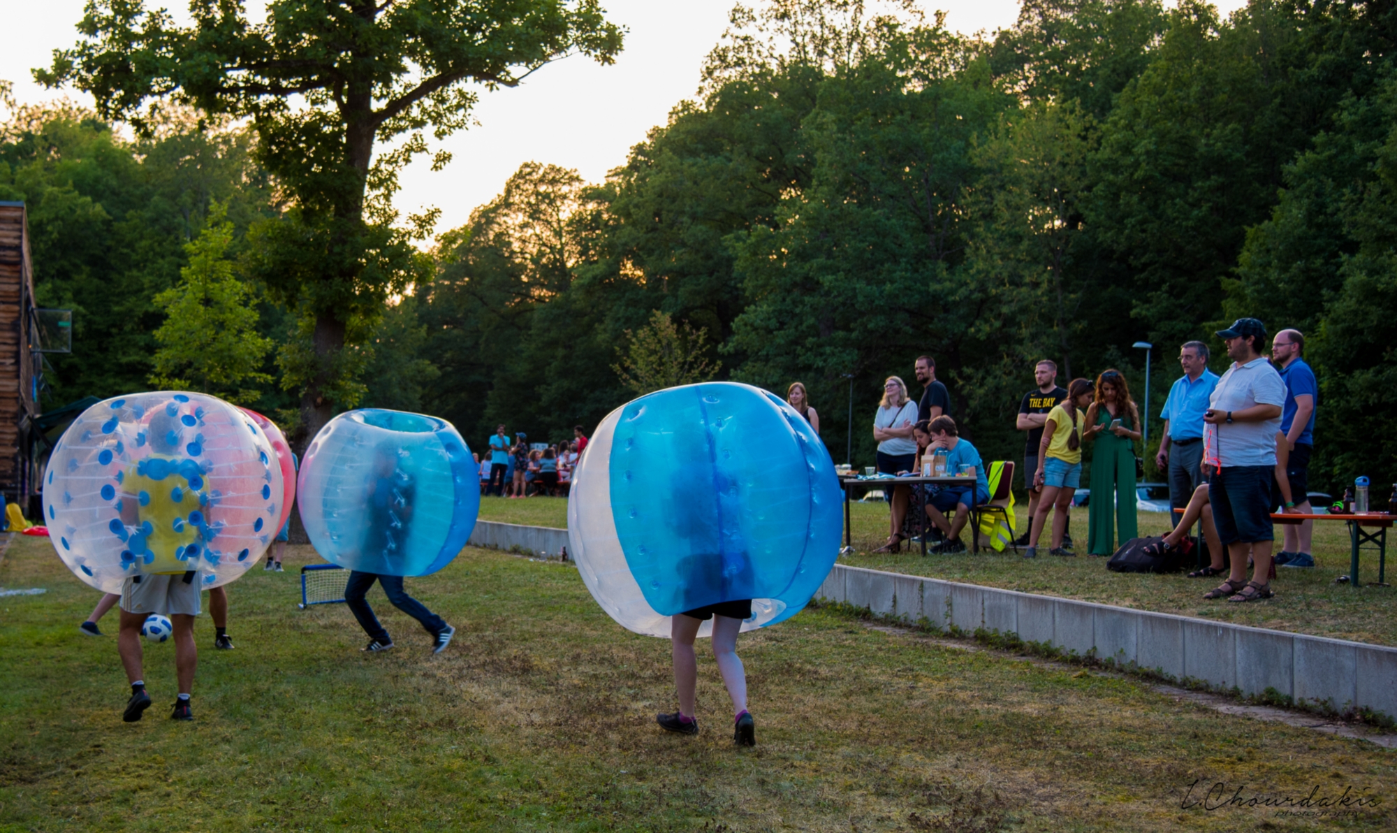 Bubble Soccer at M.Sc. WASTE Summer Party