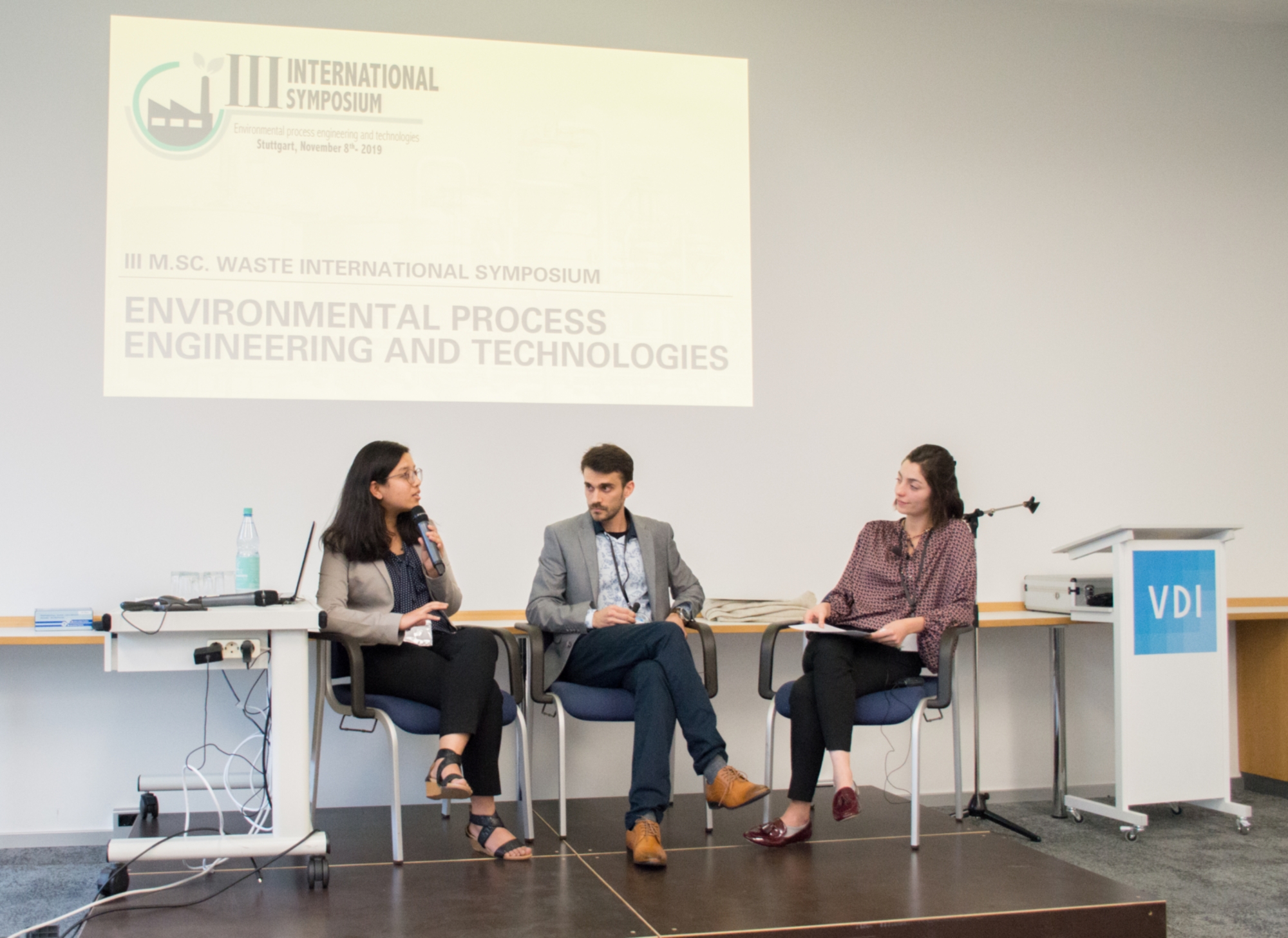 Students at III M.Sc. WASTE International Symposium